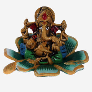 Brass Home Accent With Lord Ganesha Design