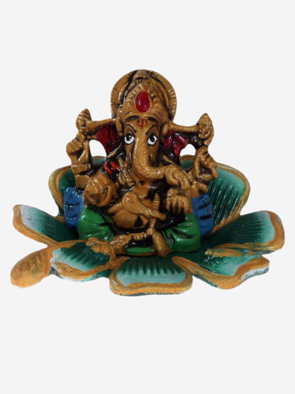 Brass Home Accent With Lord Ganesha Design