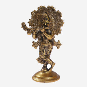 krishan brass statue murti