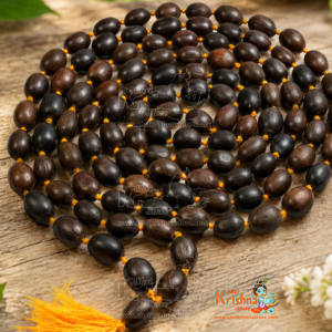 Strong thread knotted original Lotus Seed / Kamalgatte Mala 108+1 Beads for Lakshmi Pooja