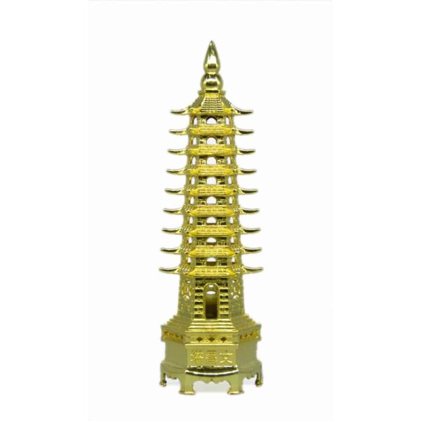 Golden Color Feng-Shui education tower- for students