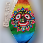 Jagannath Sky - Hand Painted Bead Bag