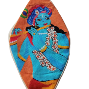 Shri Krishna - Hand Painted Bead Bag