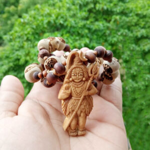 Shivji Locket Mala With Om Namah Shivay Tulsi Beads