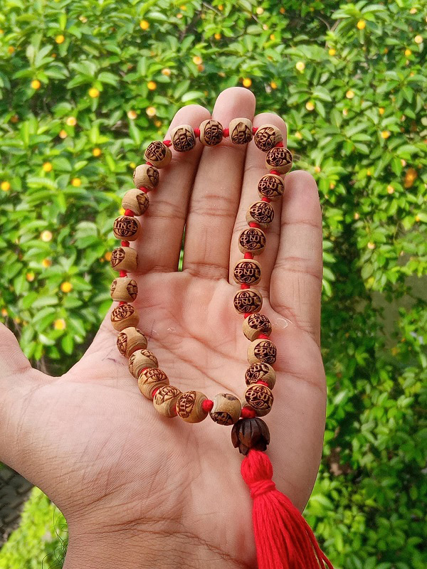Krishna Nam 27 Beads Tulsi Japa Mala