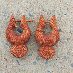 Radha Naam Pure Tulsi Earrings Set