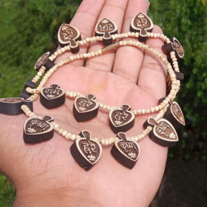 Hare Krishna Beautiful Japa Mantra Tulsi Necklace Premium