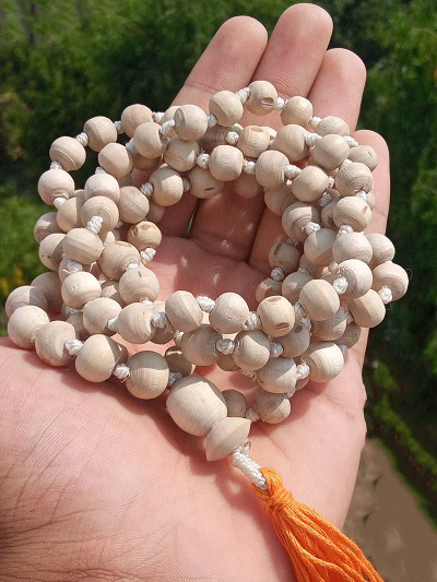 ISKCON Tulsi Japa Mala 108 + 1 Guru Beads Hand Knotted