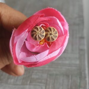 Sunflower hand carving designed tulsi tops earring
