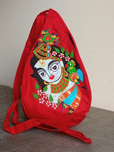 Buy MAYAPURI Gopal Printed Bead Bag/Chanting Bag/Japa Bag with Sakshi Mala  Counter Online at Low Prices in India - Amazon.in