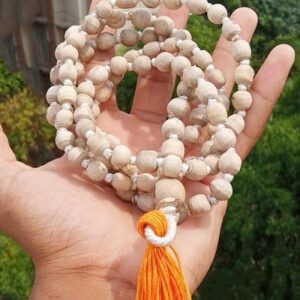 108 Beads Original Tulsi Mala Yellow Tassel