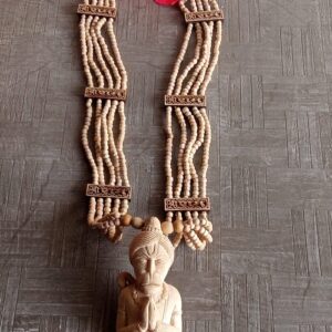 Shri Hanuman Baba Locket with Tulsi Puch Mala