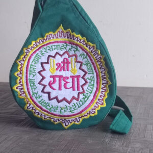 Shri Radha Embroidery Japa Bead Bag