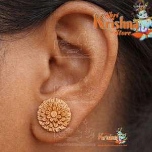 Flower Design Tulsi Earrings- Premium Quality