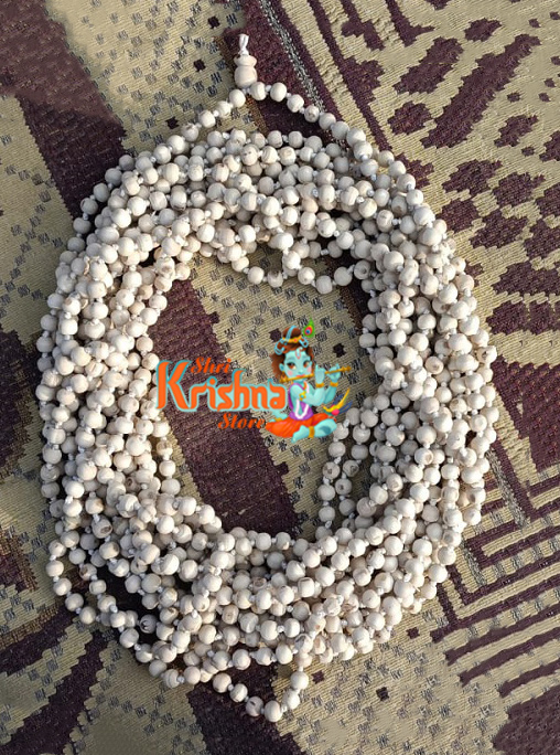 108 Beads Pure Tulsi Beads Japa Mala Custom Hand Made 18-14 mm