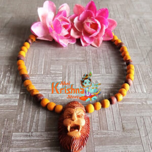 Shri Narasimha Ji Original Tulsi Locket Mala Pure Tulsi Beads