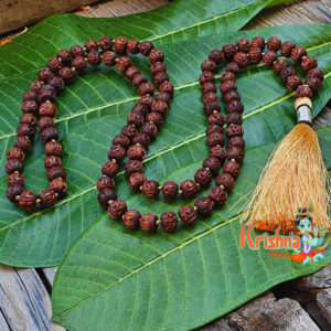 Made in Vrindavan dham by www.shrikrishnastore.com. Each and every one of these Locket Mala is a work of Very Fine Hand art.
