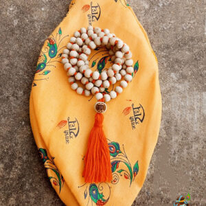 Japa Mala 108 + 1 Om Guru Beads with bead bag - Premium