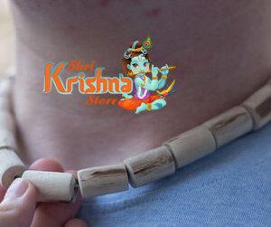 Made in Vrindavan dham by www.shrikrishnastore.com. Each and every one of these Locket Mala is a work of Very Fine Hand art.