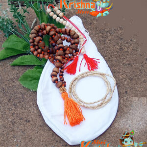 Tulsi Japa Mala, Kanthi Mala, Counter Mala and Japa Beads Bag- Tulsi Combo of 4