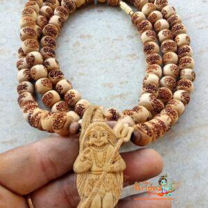 Bhole Shiv Shankar Original Tulsi Locket With Om Namah Shivay Beads Mala