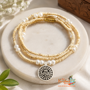Barsane Wali Radha Naam Tulsi Locket Mala