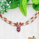 Brij Kisori Shri Radha Naam Tulsi Kanthi Locket Mala