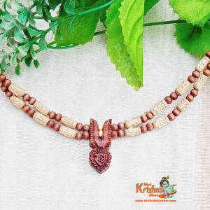 Brij Kisori Shri Radha Naam Tulsi Kanthi Locket Mala
