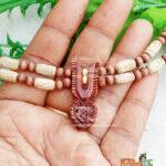 Brij Kisori Shri Radha Naam Tulsi Kanthi Locket Mala