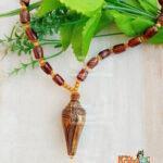 Conch Design Original Tulsi Locket Mala