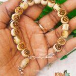 Original Tulsi OM Beads Bracelet with Silver Stelling