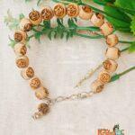 Made in Vrindavan dham by www.shrikrishnastore.com. Each and every one of these Locket Mala is a work of Very Fine Hand art.