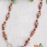 Ram Ram Naam Silver Steling Kanthi Mala for Neck