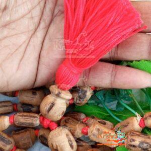 Made in Vrindavan dham by www.shrikrishnastore.com. Each and every one of these Locket Mala is a work of Very Fine Hand art.