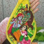 Radha Krishna Embroidery Japa Bag/Chanting Bag