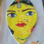 Kishori Radha - Hand Painted Bead Jap Bag
