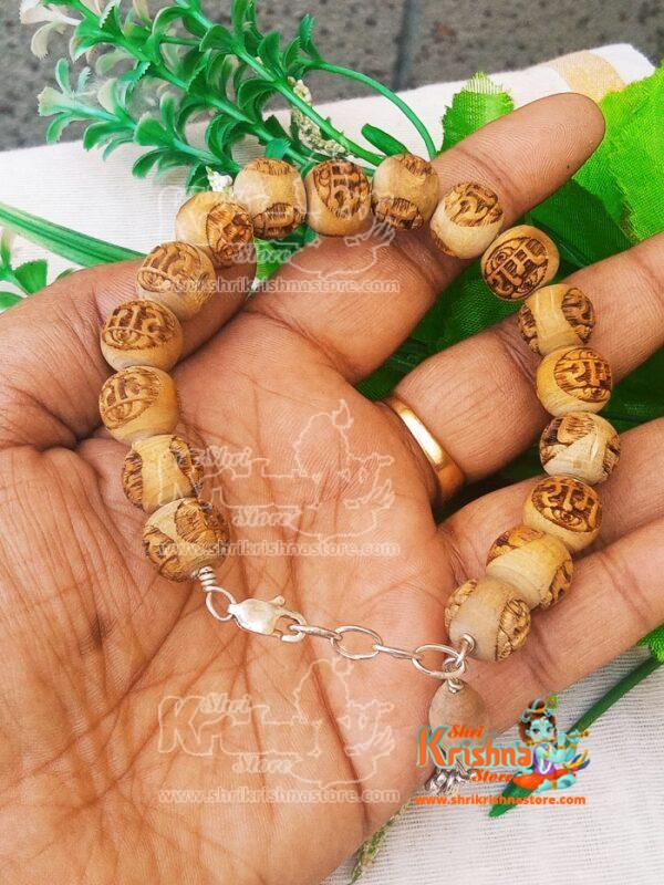 Brown Tiny Natural Carved Beads Tulsi Mala at Best Price in Delhi | Namya  Artzy Pvt. Ltd.