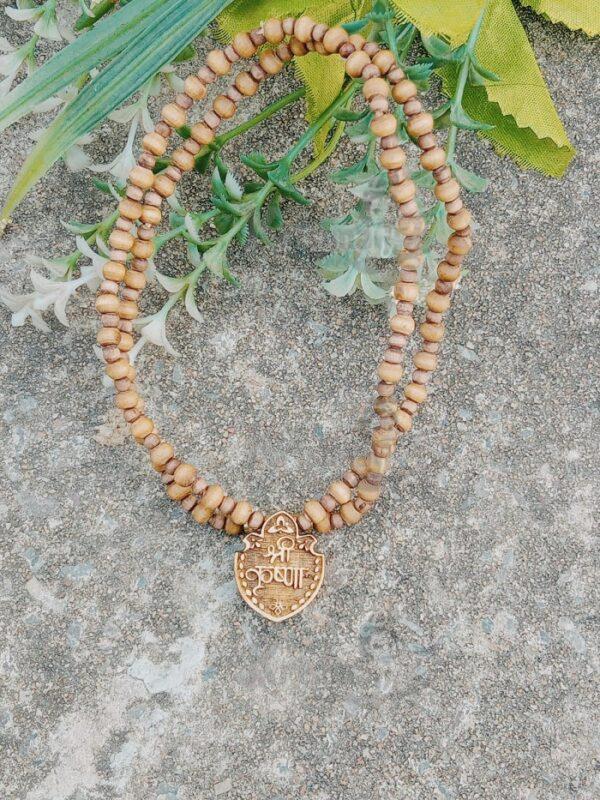 Shri Krishna Tulsi Locket Mala-Beautiful Design