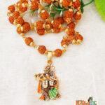 Shri Krishna Pendant with Shiv Rudraksha Chain