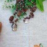 Sterling Silver Hanuman Ji With Tulsi Mala