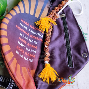 Jai Jagannath Ji Bead Bag / Goumukhi – Premium