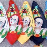 Jai Jagannath Black Color Embroidery - Bead Bag
