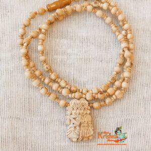 Radha with Krishna Beautiful Design Tulsi Kanthi Mala