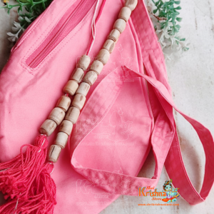 Cotton Bead Bag With Cylindrical Tulsi Counter  / Sakshi - Premium