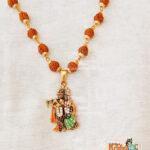 Shri Krishna Pendant with Shiv Rudraksha Chain