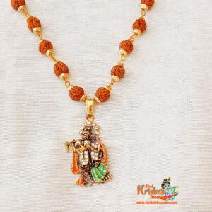 Shri Krishna Pendant with Shiv Rudraksha Chain