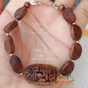 silver sterling Tulsi Beads Beautiful Design Bracelet
