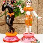 Designer Radha Krishan Jugal Murti Pure Brass