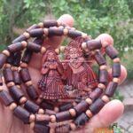 Iskcon Jugal Jodi Radha Krishna Tulsi Pendant Mala