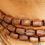 Original Tulsi Kanthi Mala 3 Round Natural Brown Color